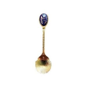 Vintage California SOUVENIR Spoon Enameled And Gold Tone Japan Stamped